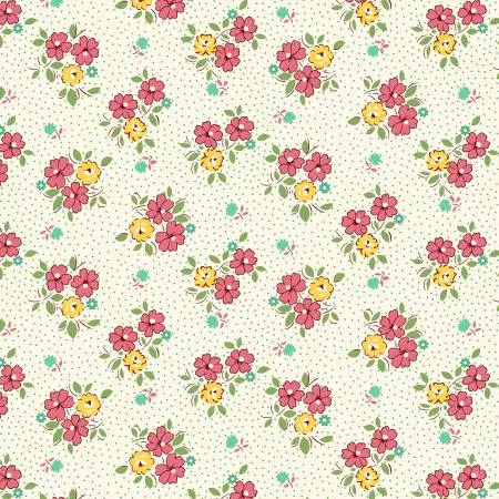 Pink Floral | Aunt Grace Goes Scrappy